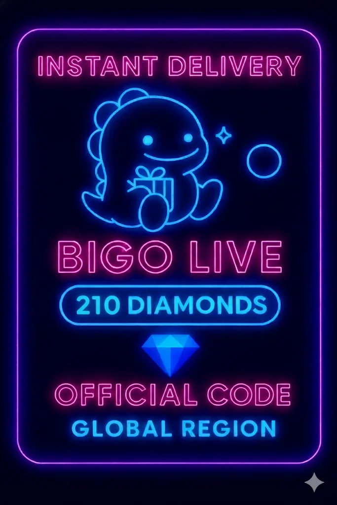 Bigo Live - 210 Diamonds