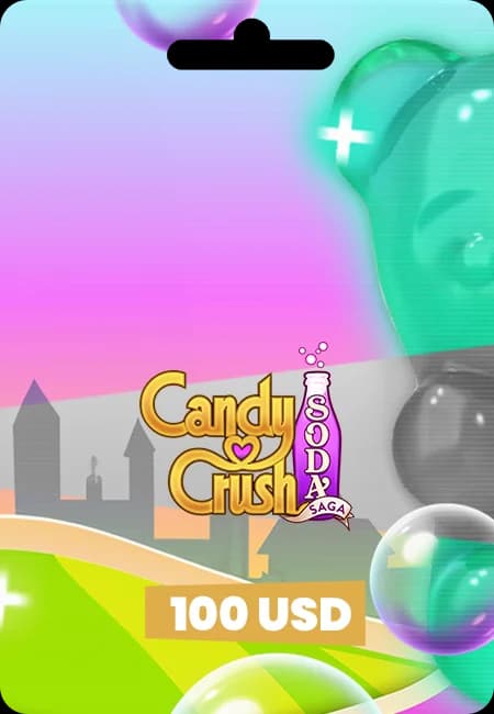 Candy Crush Saga Soda - 100$ Gold Bar Code