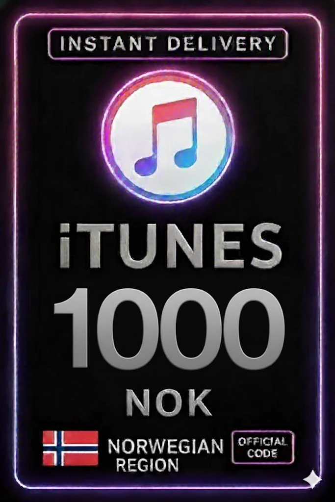 ئای تیونز Gift Card 1000 NOK NO · iTunes