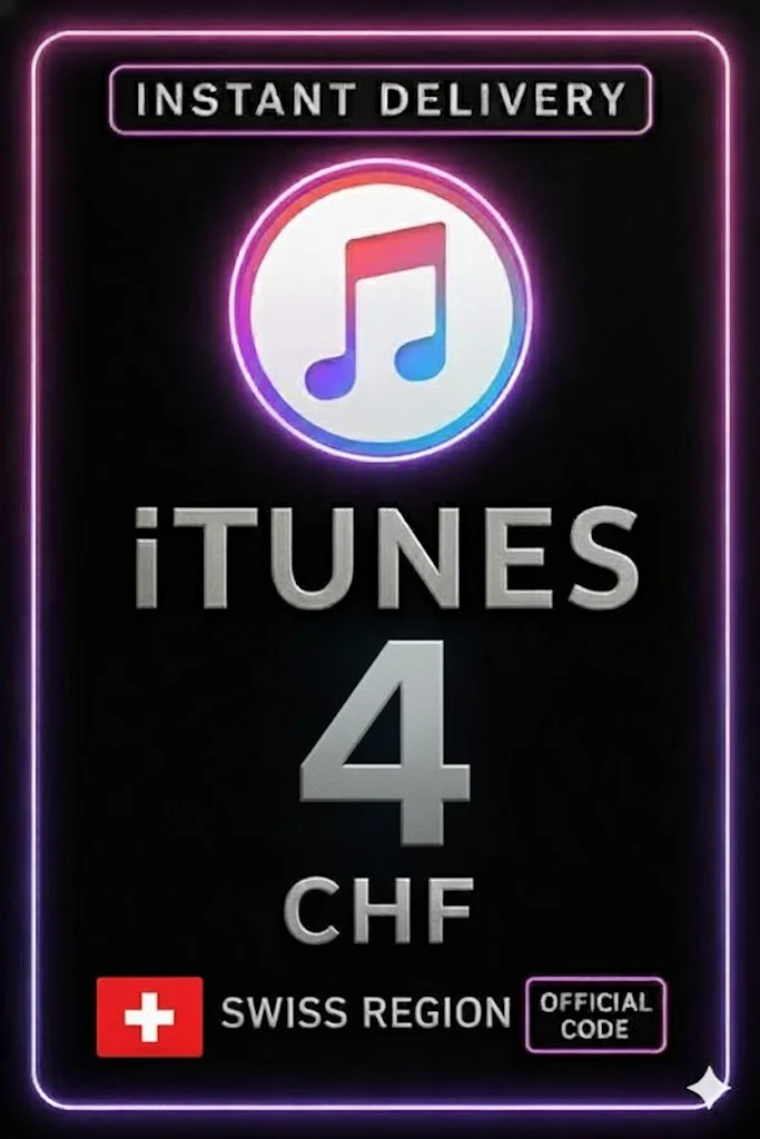 ئای تیونز Gift Card 4 CHF CH · iTunes