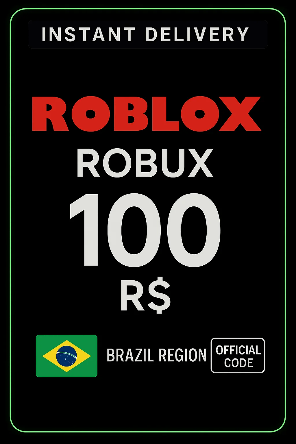 Roblox R$100 Gift Card