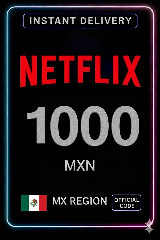 Netflix Gift Card 1000 MXN