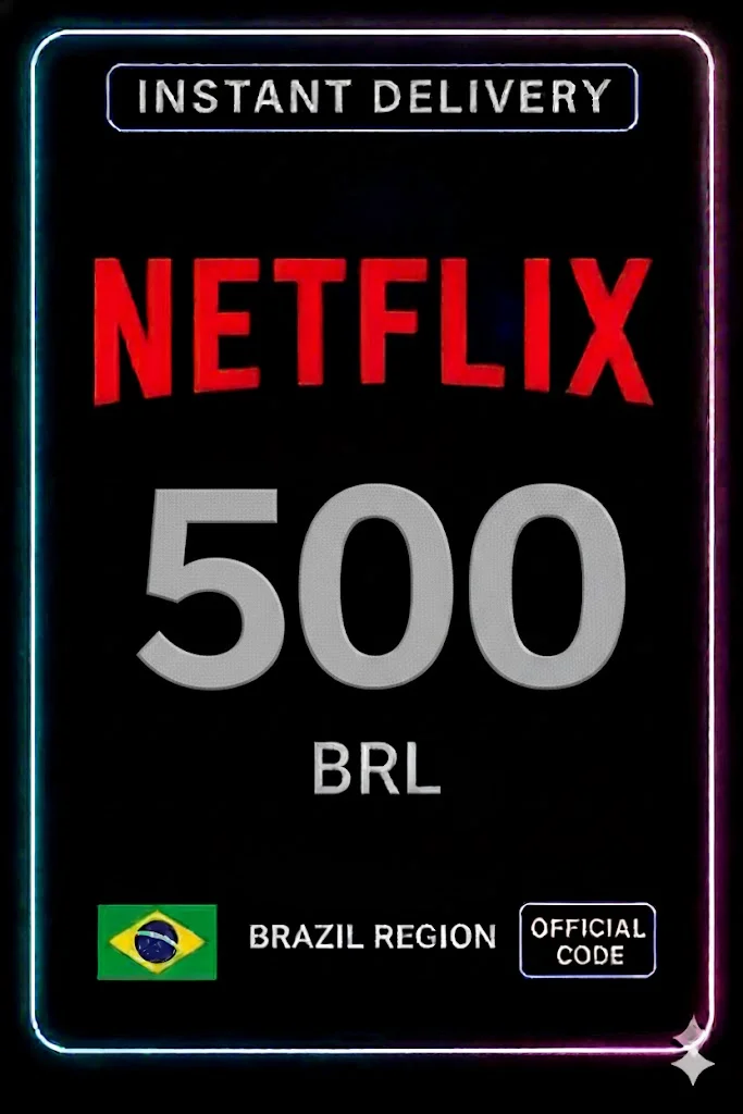 نتفلكس Gift Card 500 BRL BR · Netflix