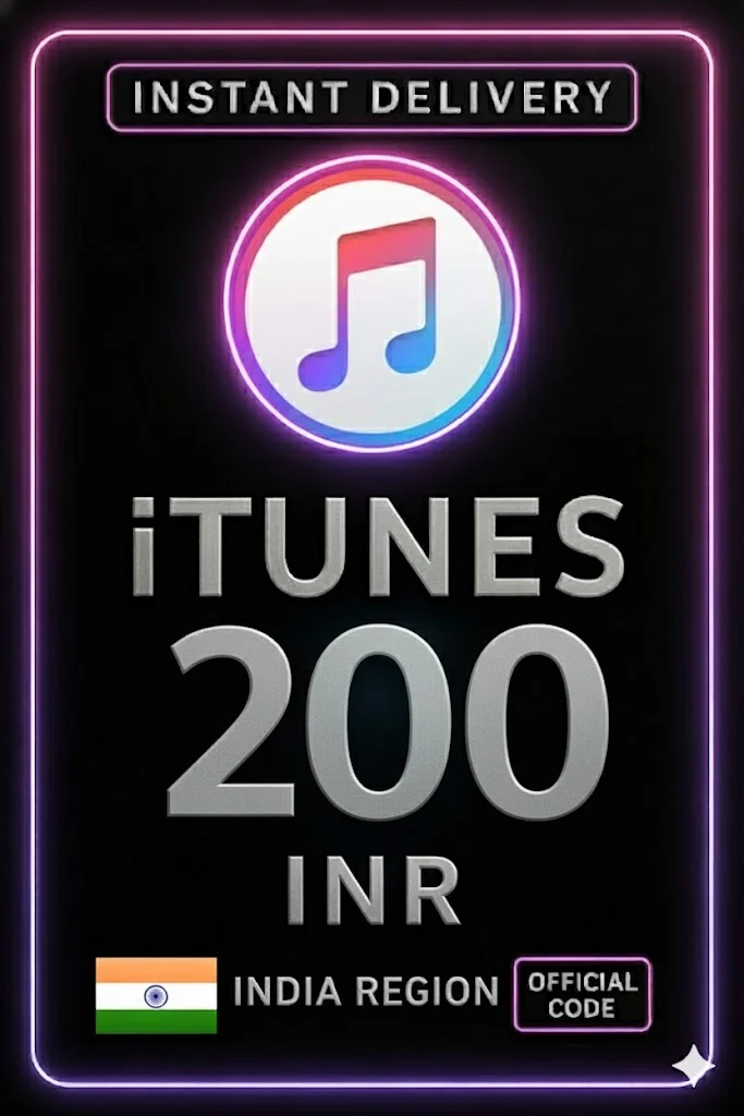 ئای تیونز Gift Card India - 200 INR · iTunes