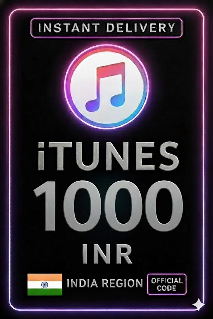 iTunes Gift Card India - 1000 INR