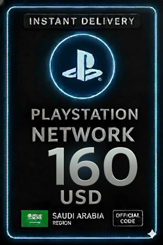 بلايستيشن Card 160 USD KSA - Saudi Arabia · PlayStation