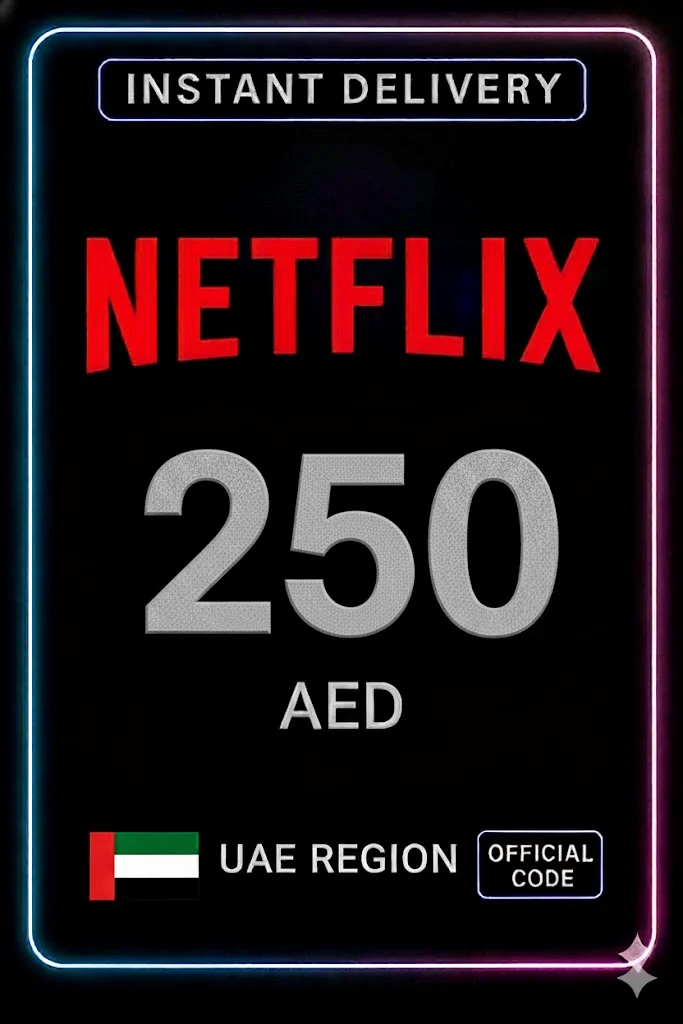 Netflix Gift Card 250 AED