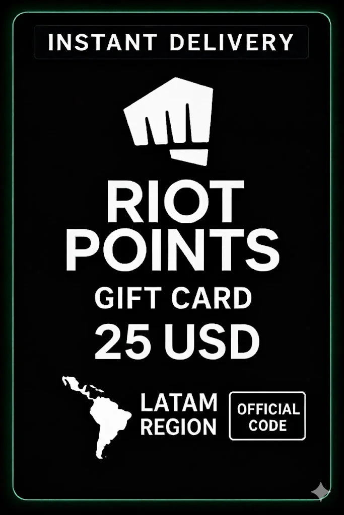 آر بي Latam America - 25 USD · Riot