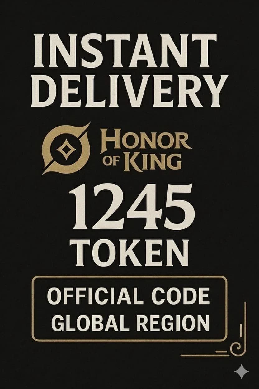 ئۆنەر ئۆف کینگز 1245 Tokens · Honor of Kings
