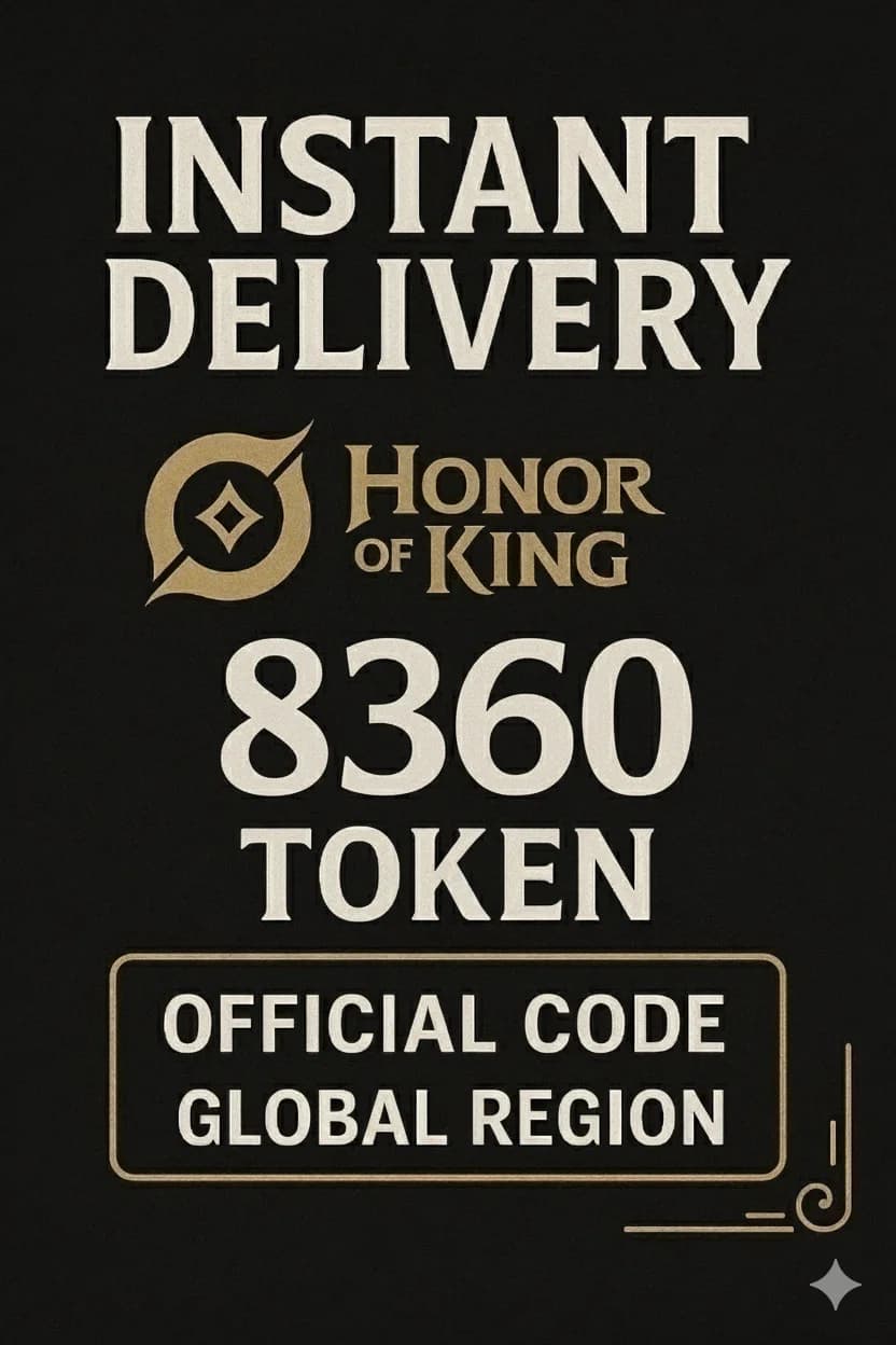 Honor of Kings 8360 Tokens