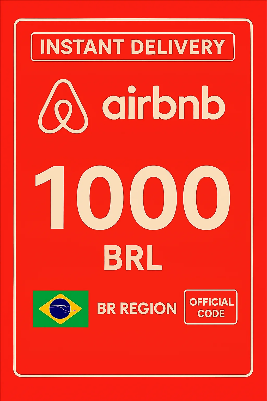Airbnb Gift Card - 1000 BRL