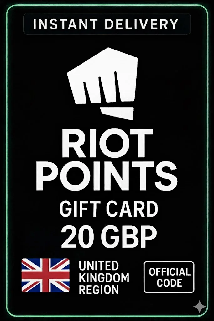 ڕایۆت Points 20 GBP · Riot