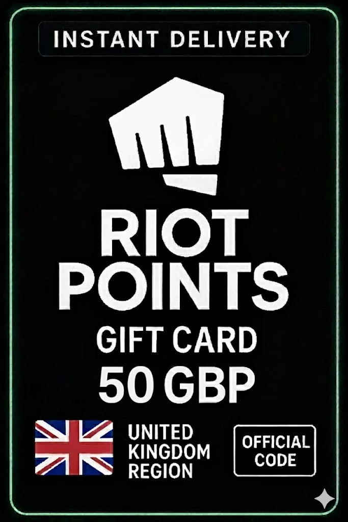ڕایۆت Points 50 GBP · Riot