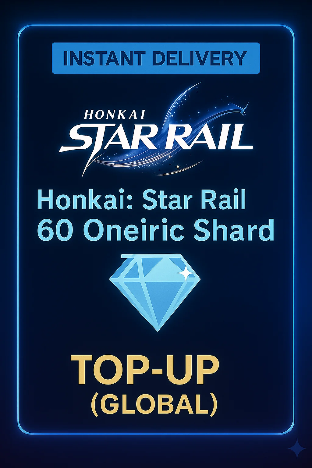Honkai: Star Rail 60 Oneiric Shard Top UP (Türkiye)