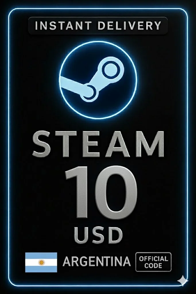 ستيم Code - 10 USD (Argentina) · Steam