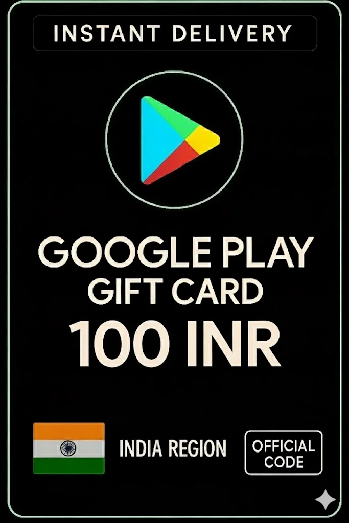 جوجل بلاي Gift Card - India INR 100 · Google Play