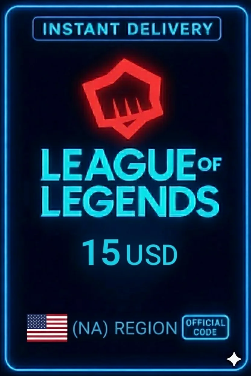 لیگ ئۆف لێجێندز 15 USD ڕایۆت Gift Card · League of Legends