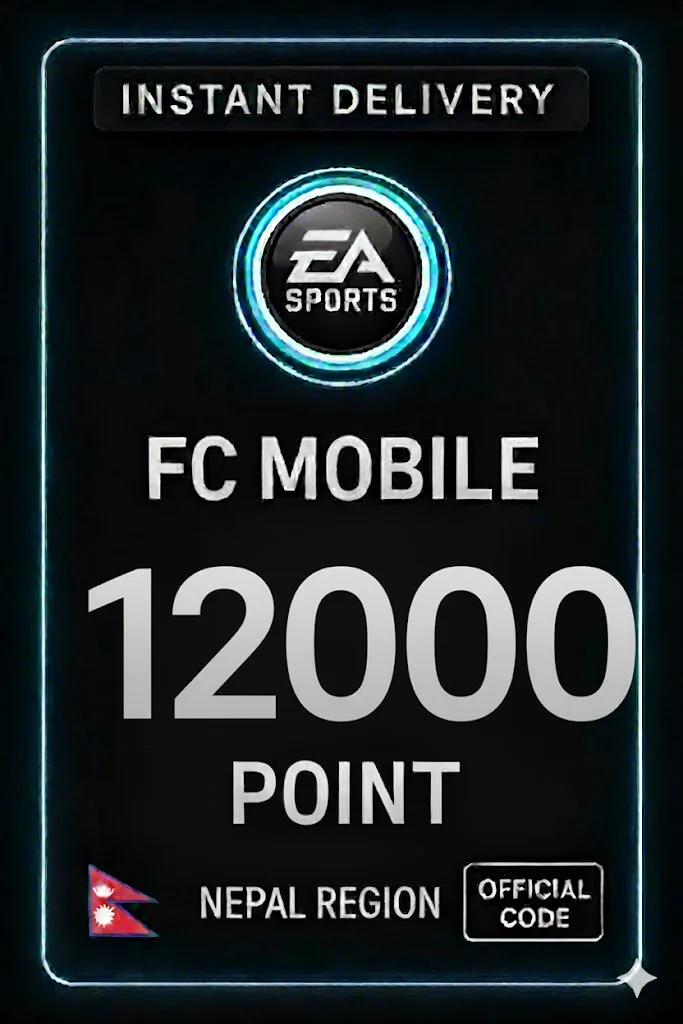 FC Mobile 12000 Points - Nepal