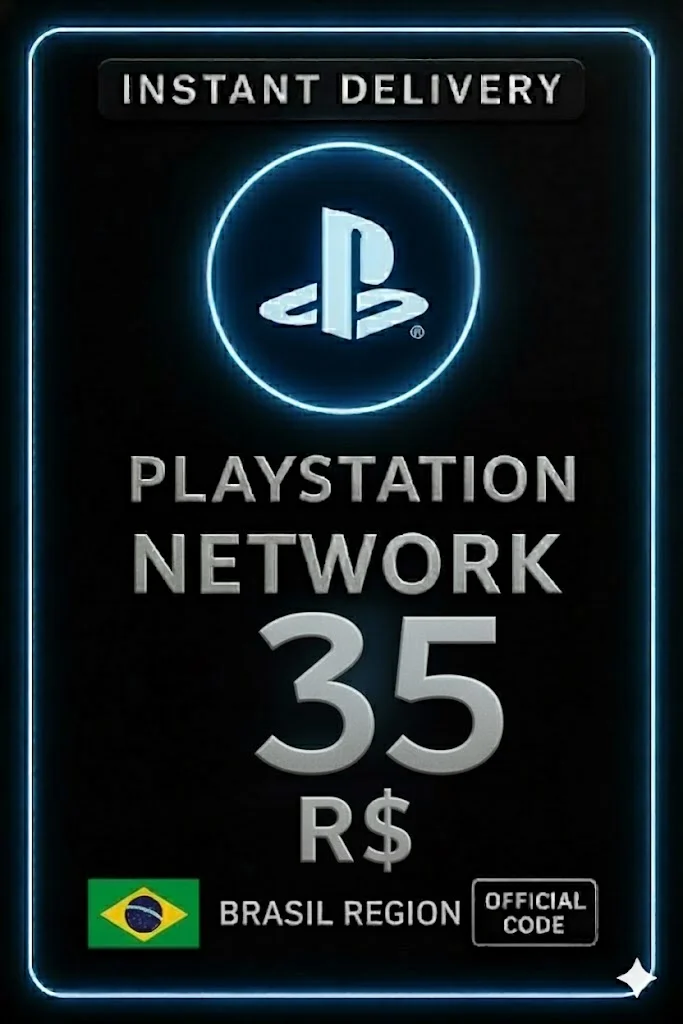 پلەیستەیشن PSN Card BR - R$35 · PlayStation