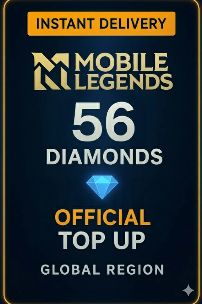 موبايل ليجندز - 56 Diamonds Top Up · Mobile Legends
