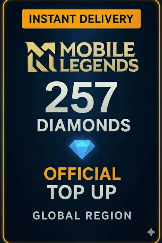موبايل ليجندز - 257 Diamonds Top Up · Mobile Legends