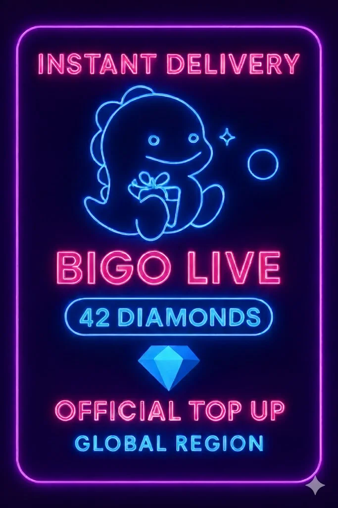 بيجو لايف - 42 Diamonds (Top-Up) · Bigo Live