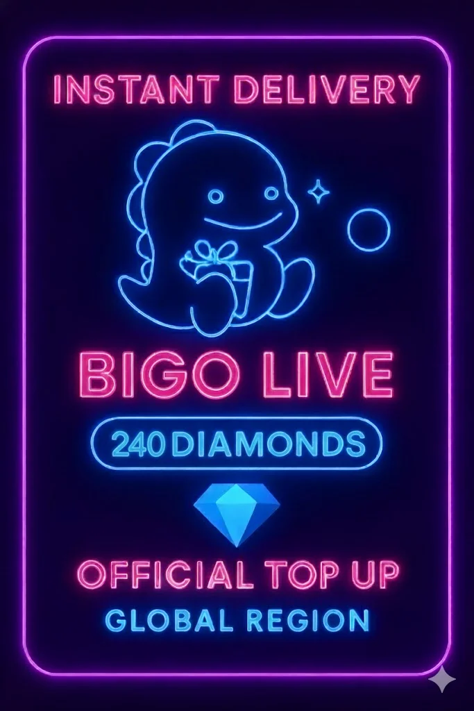 بيجو لايف - 240 Diamonds (Top-Up) · Bigo Live