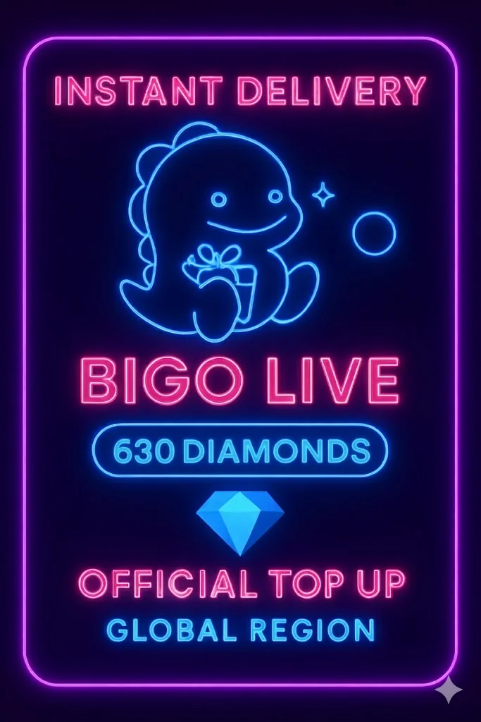 Bigo Live - 630 Diamonds (Top-Up)