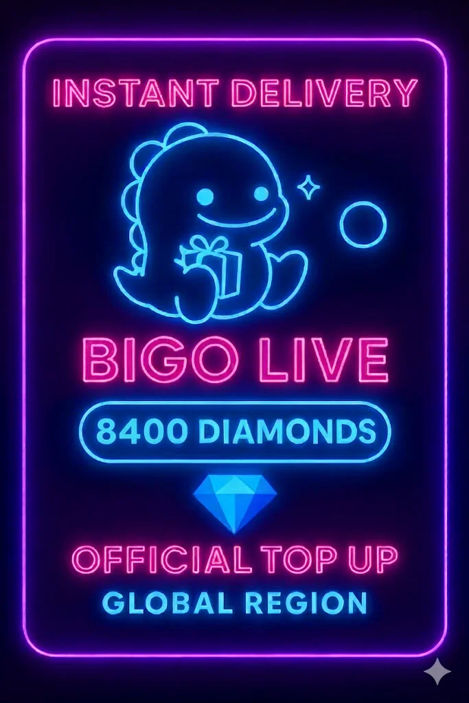 Bigo Live - 8400 Diamonds (Top-Up)