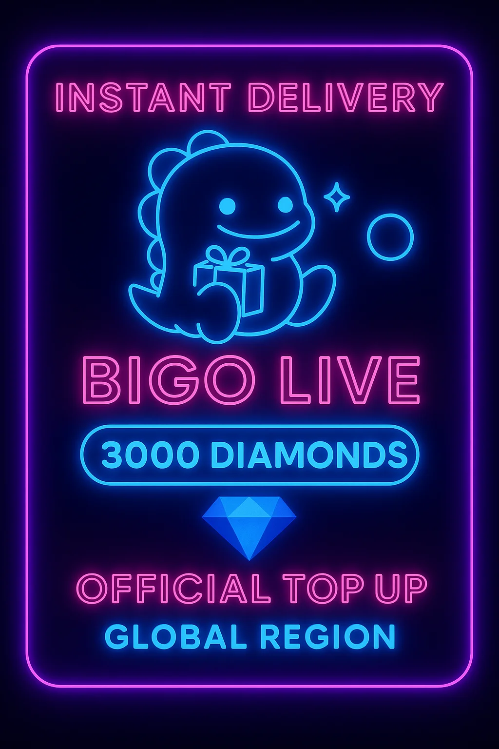 Bigo Live - 3000 Diamonds