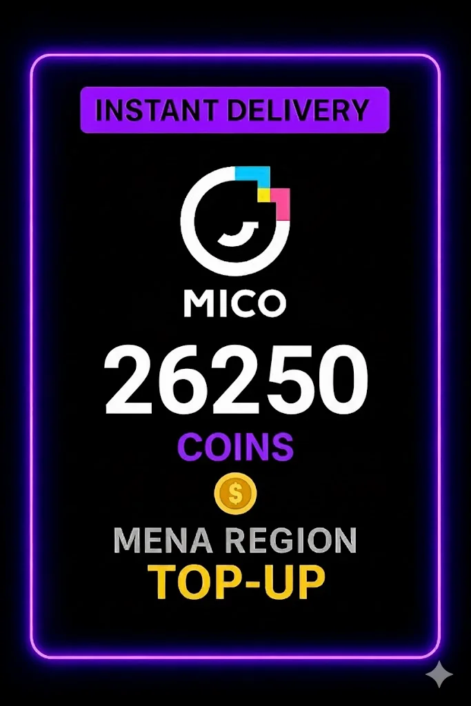 Mico Live - 26250 Coins Top-Up (MENA)