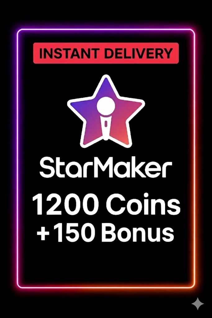StarMaker 1200 Coins + 150 Bonus