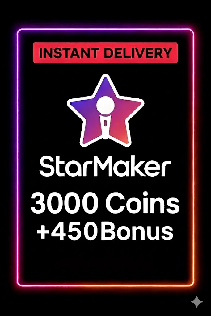 StarMaker 3000 Coins + 450 Bonus