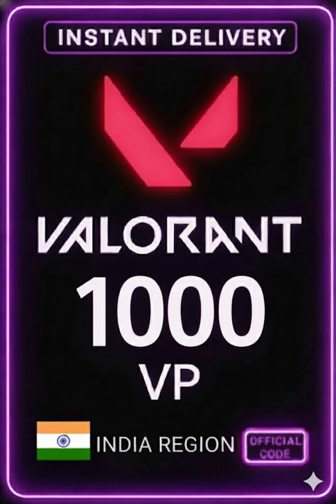 Valorant Points - 1000 VP (India)