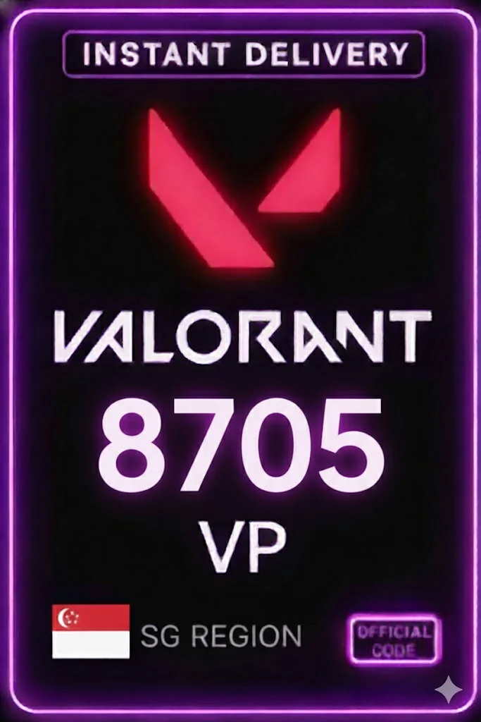 نقاط فالورانت - 8705 في بي (Singapore) · Valorant Points
