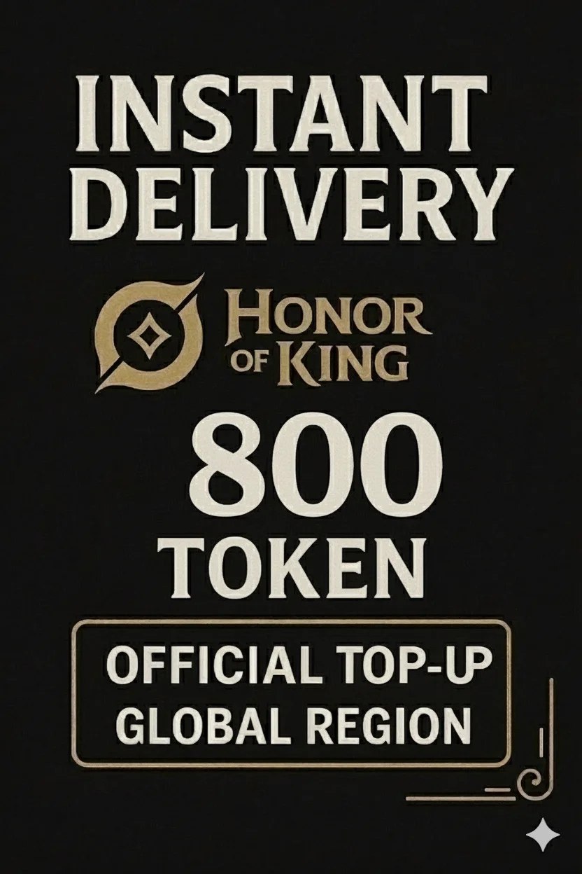 ئۆنەر ئۆف کینگز - 800 Tokens (Top-Up) · Honor of Kings