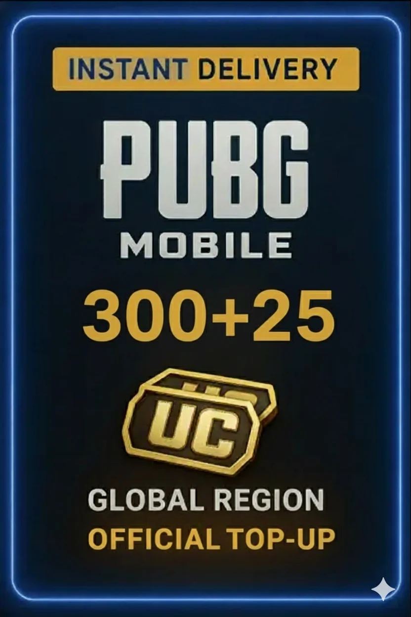 ببجي موبايل 300+25 شدات - Top-Up · PUBG Mobile