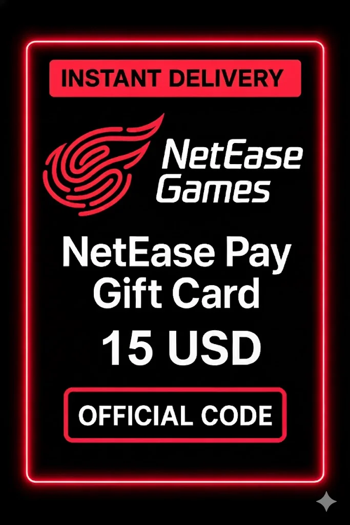 NetEase Pay Gift Card - 15$ USD