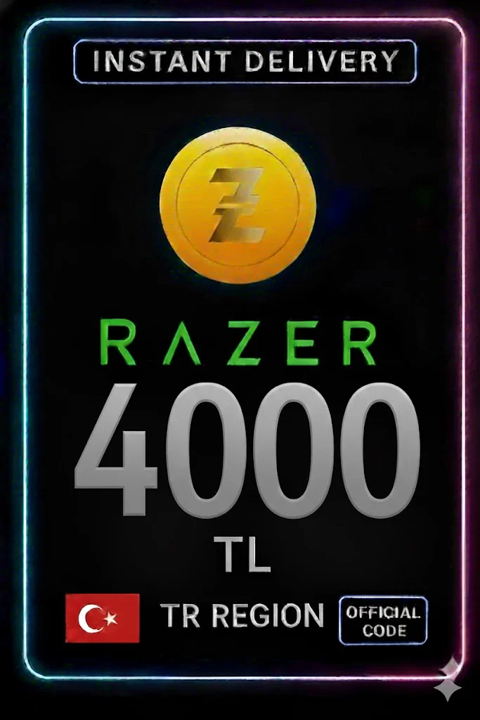 4000 TL ريزر جولد Pin · Razer Gold