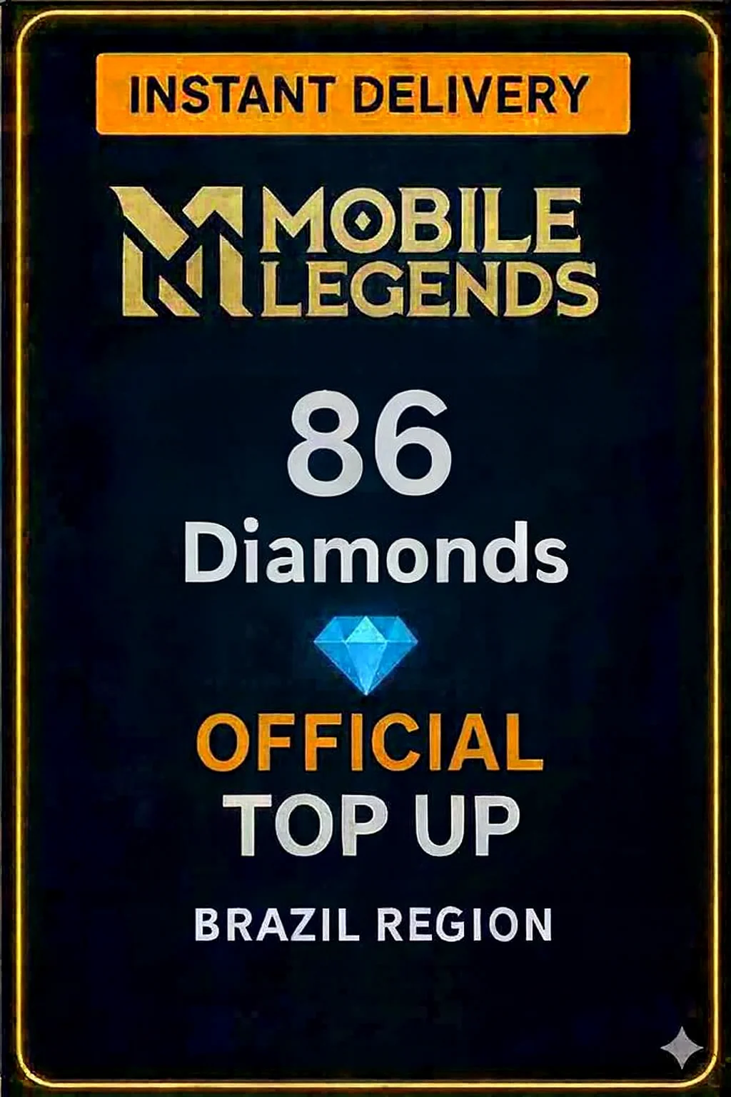 موبايل ليجندز - 86 Diamonds Top-Up (Brazil) · Mobile Legends