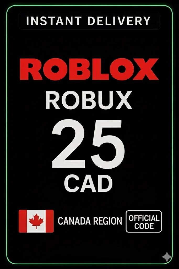 روبلوكس 25 CAD Game Card · Roblox