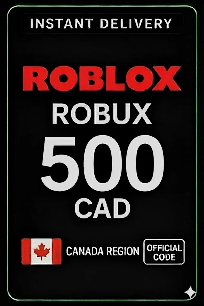 روبلوكس 500 CAD Game Card · Roblox