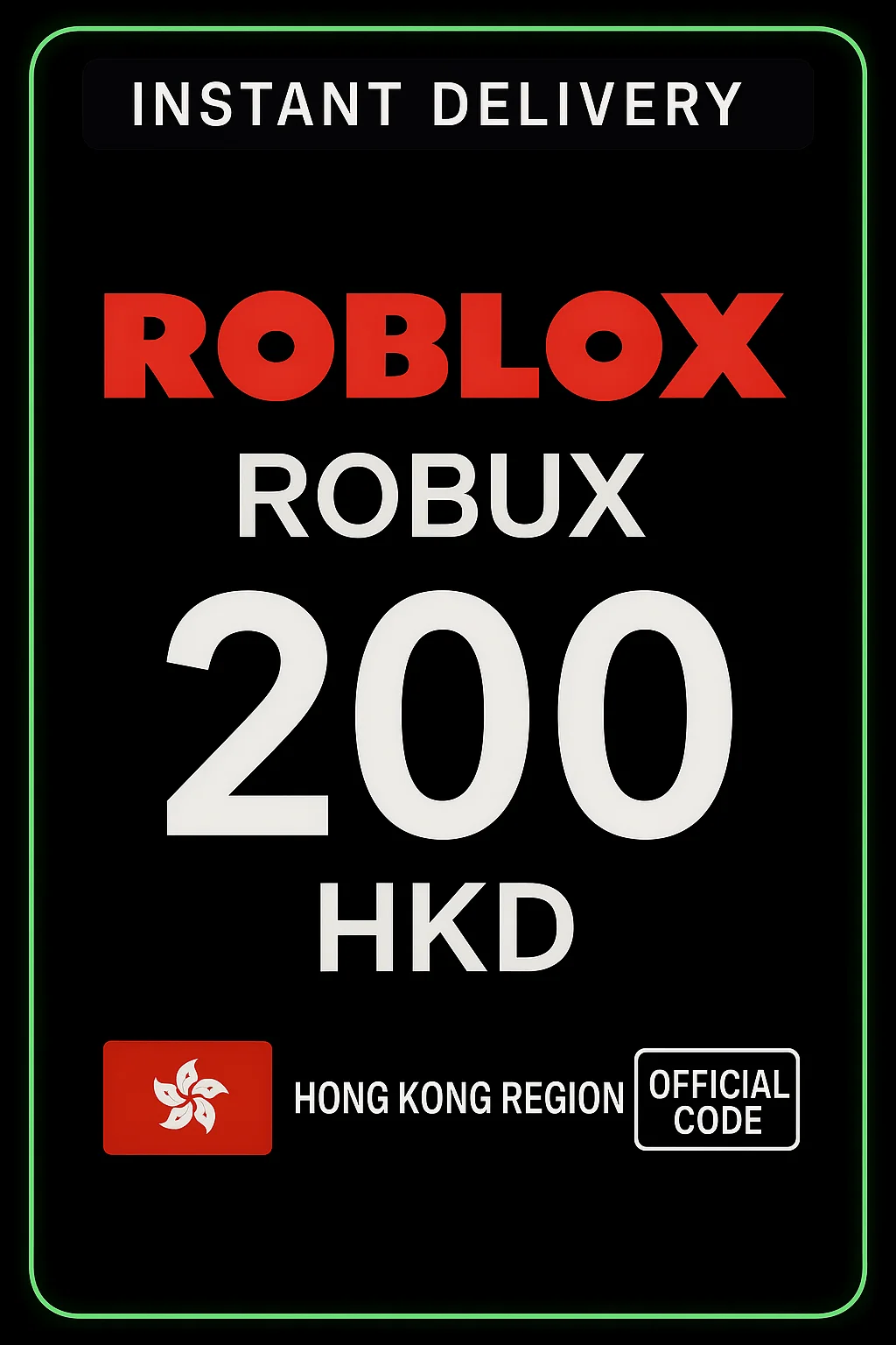 ڕۆبلۆکس 200 HKD Game Card · Roblox