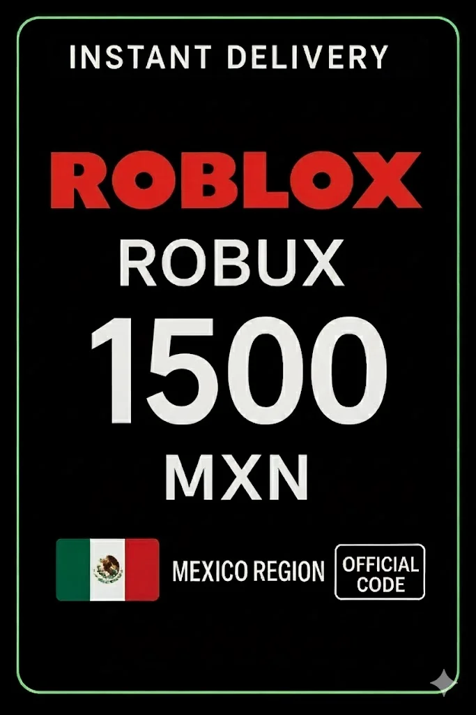 Roblox 1500 MXN Game Card (MX)
