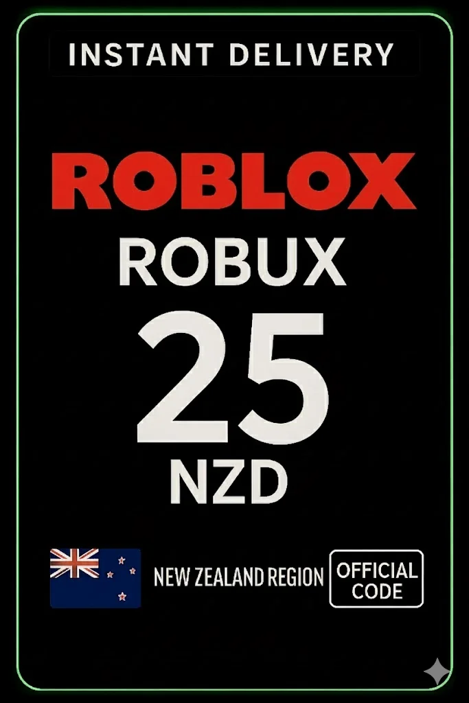 ڕۆبلۆکس 25 NZD Game Card · Roblox
