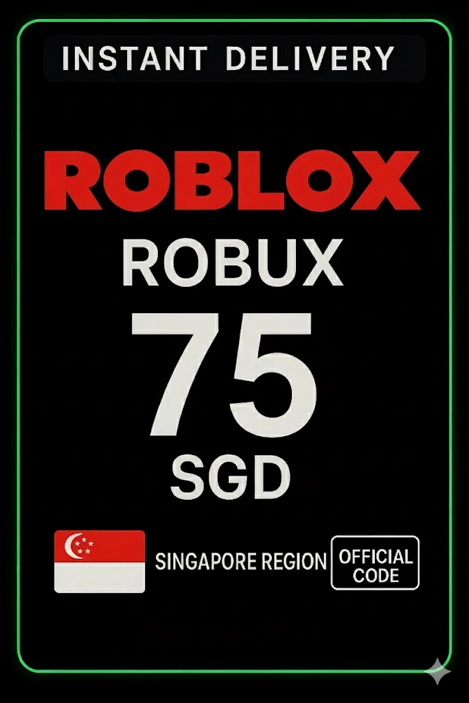 روبلوكس 75 SGD Game Card · Roblox