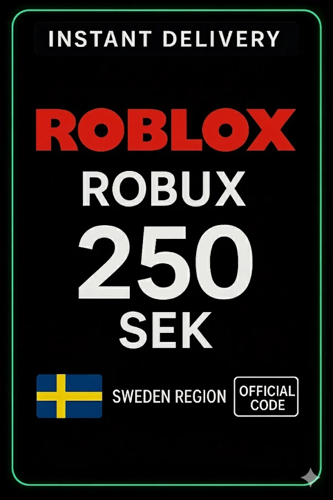 ڕۆبلۆکس 250 SEK Game Card · Roblox