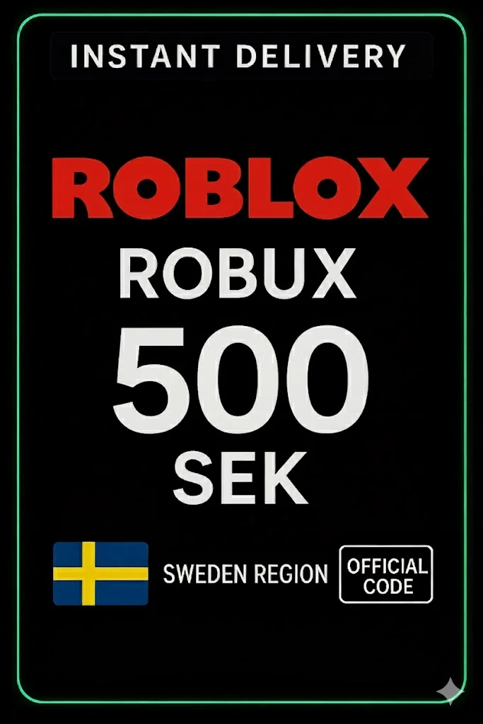 Roblox 500 SEK Game Card