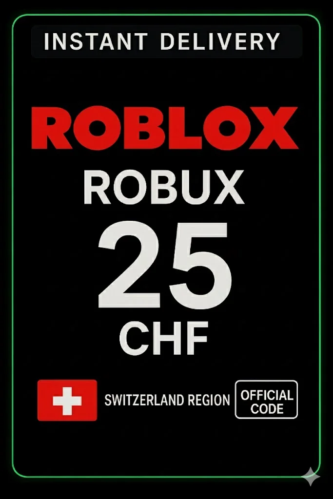 ڕۆبلۆکس 25 CHF Game Card · Roblox