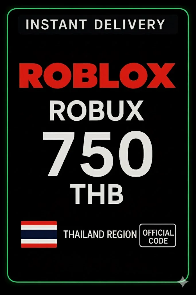 ڕۆبلۆکس 750 THB Game Card · Roblox